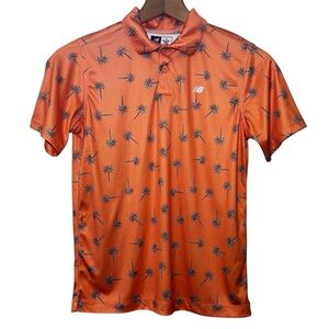 New Balance Boys Palm tree performance polo. Boy’s size 12
